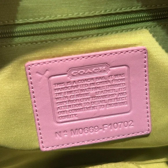 Y2K Coach Striped Large Hobo Bag - Picture 6 of 11